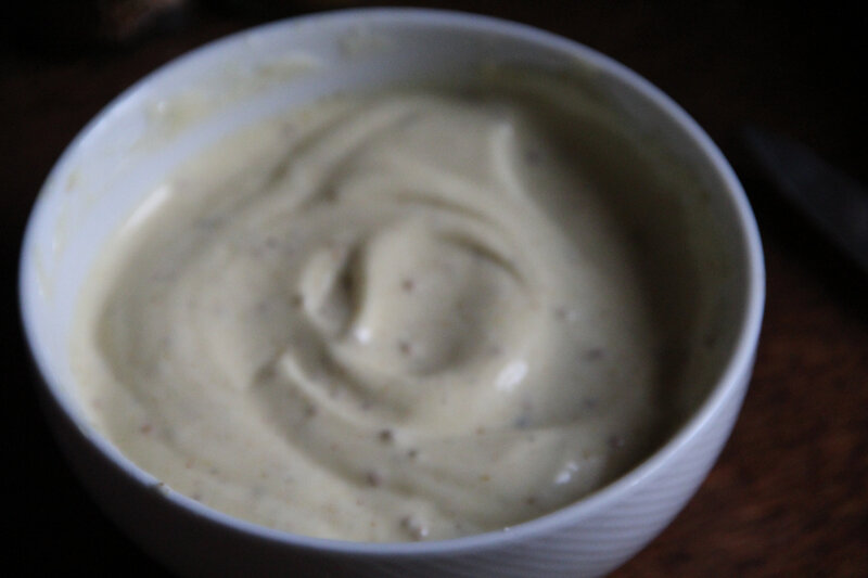 DIP AU FROMAGE BLANC ET AU CURRY " Du jardin et du marché à l