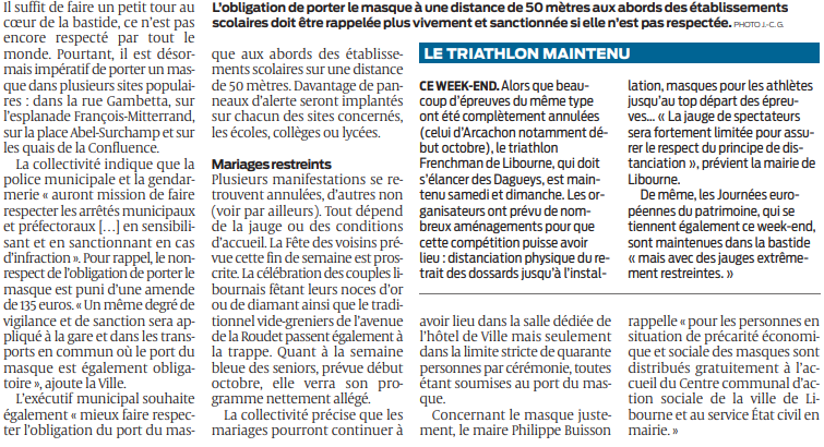 2020 09 17 SO Covid nouvelles mesures face à la situation sanitaire2