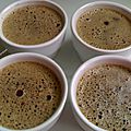 Crèmes brûlées au chocolat