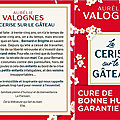 La cerise sur le gâteau, d'aurélie valognes