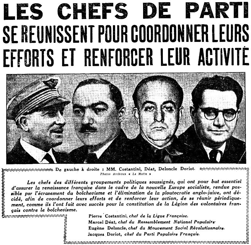 1941-les chefs pétainistes