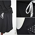 Détails robe noire