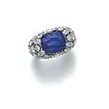 Sapphire and diamond ring, 'dentelles', alexandre reza
