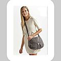Pour la rentrée un sac besace au tricot