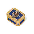 One of only 19 fabergé snuff-boxes with portrait of emperor nicholas ii offered by christie'sone of only 19 fabergé snuff-boxes 