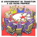 Le gouvernement de transition a les mains propres
