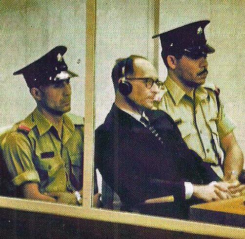 photo mémoire juive - procès Eichmann 1