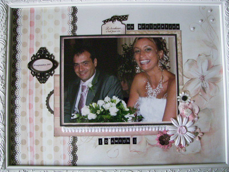 Cadre Cadeau Anniversaire 40 Ans D Amis Avril10 Photo De Pages 08 10 Le Scrap De Chopinette