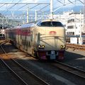 Sunrise Express terminal station, 7:24 am Takamatsu, Shikoku.