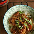 Inspiration coréenne : poulet sauce gochujang