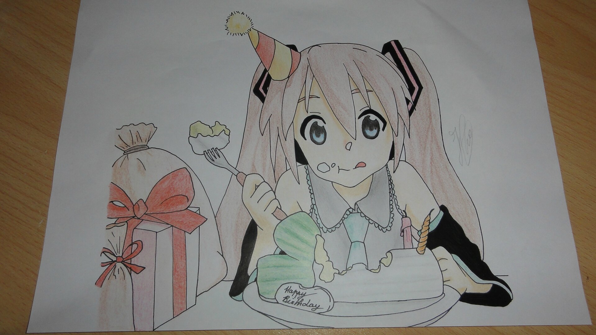 Dessin Pour Un Anniversaire Mon Univers Dessin Manga D