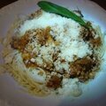 Spaghetti sauce al ragu