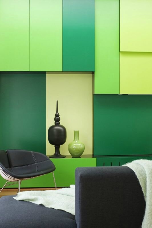 déco-couleur-design-verte-white-cube-par-Matt-Gibson-Architecture-Melbourne-Australie