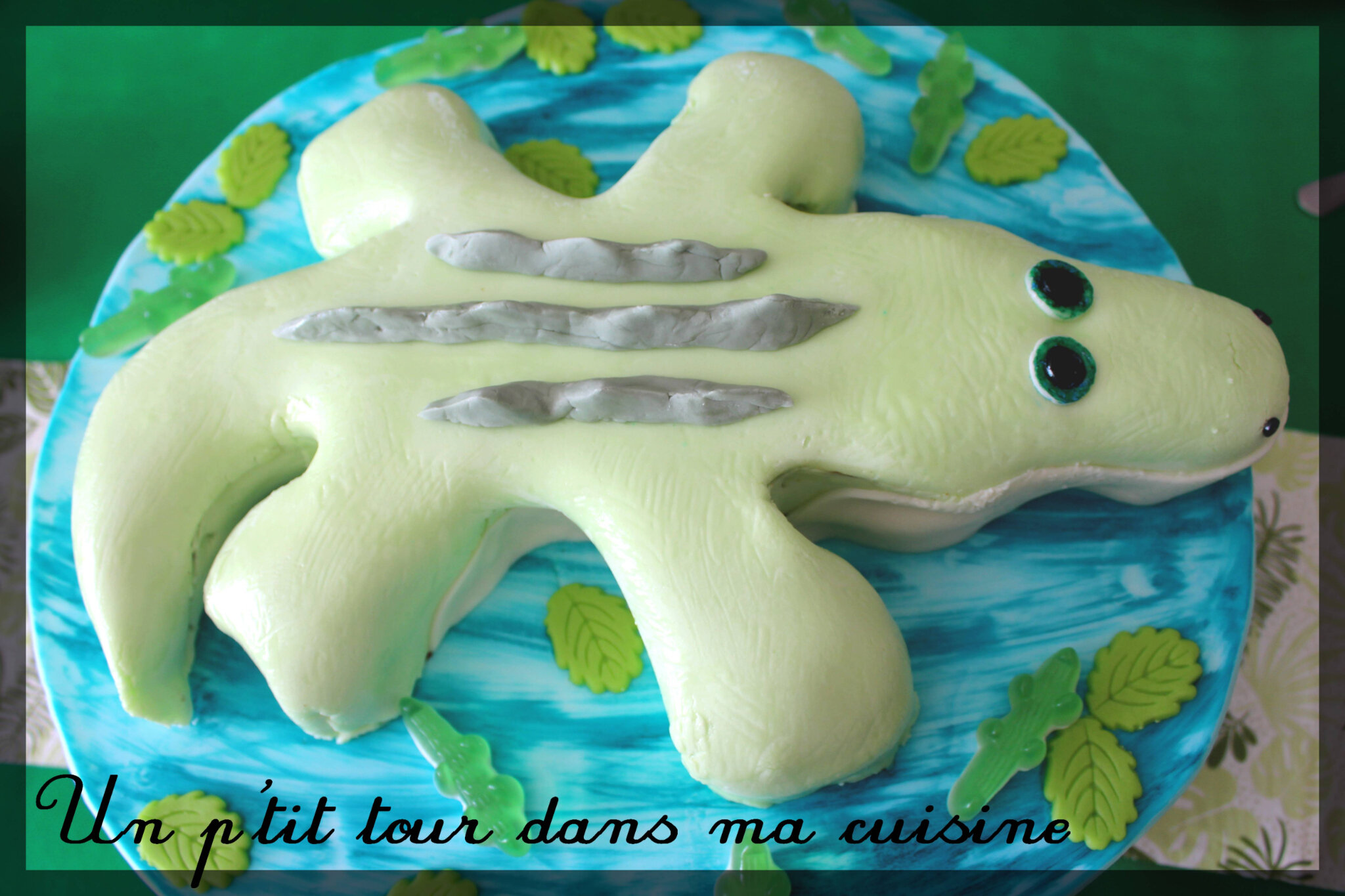 P Tit Gateau Crocodile Facon Kinder Delice Geant Un P Tit Tour Dans Ma Cuisine