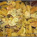Pâte au chou fleurs et poulet