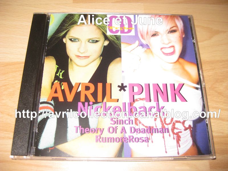 CD Promotionnel The Tribe Avril*Pink/Losing Grip/Complicated vid