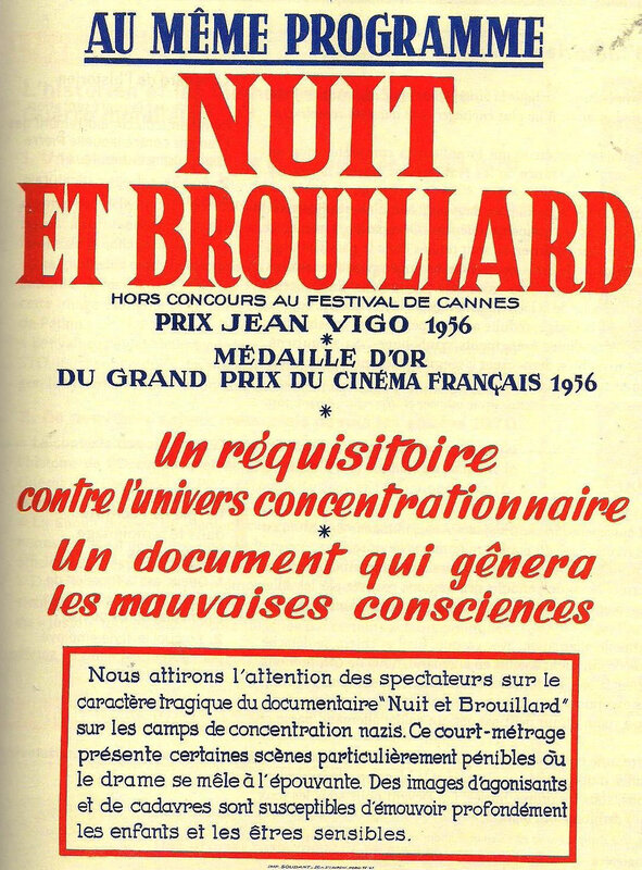 affiche mythe résistancialiste - censure Nuit et brouillard