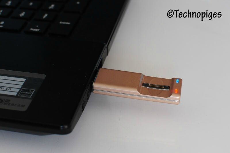 Test de la clé USB avec lecteur d'empreintes Meco - Mon petit