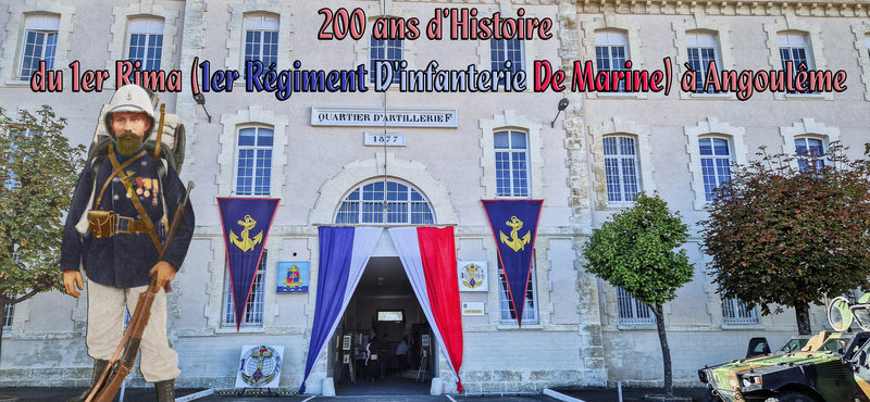 200 ans d’Histoire du 1er Rima (1er Régiment D'infanterie De Marine) à Angoulême
