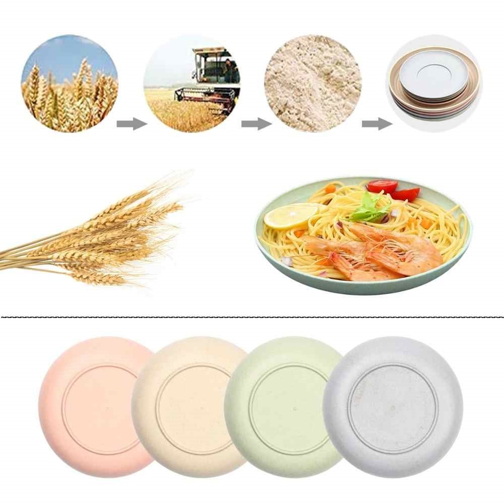 1 Pièce Assiette Circulaire Divisée En Paille De Blé Pouvant Être  Micro-ondable Pour Salade, Fruits Et Aliments Adaptés Aux Femmes Et Aux  Étudiants Souhaitant Contrôler Leur Régime Alimentaire, Mode en ligne