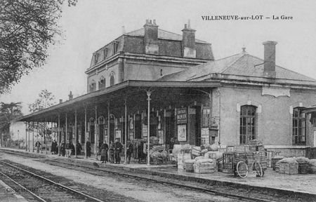 L Ancienne Gare De Villeneuve Sur Lot Hier Et Aujourd Hui Photimages D Hier Et D Aujourd Hui