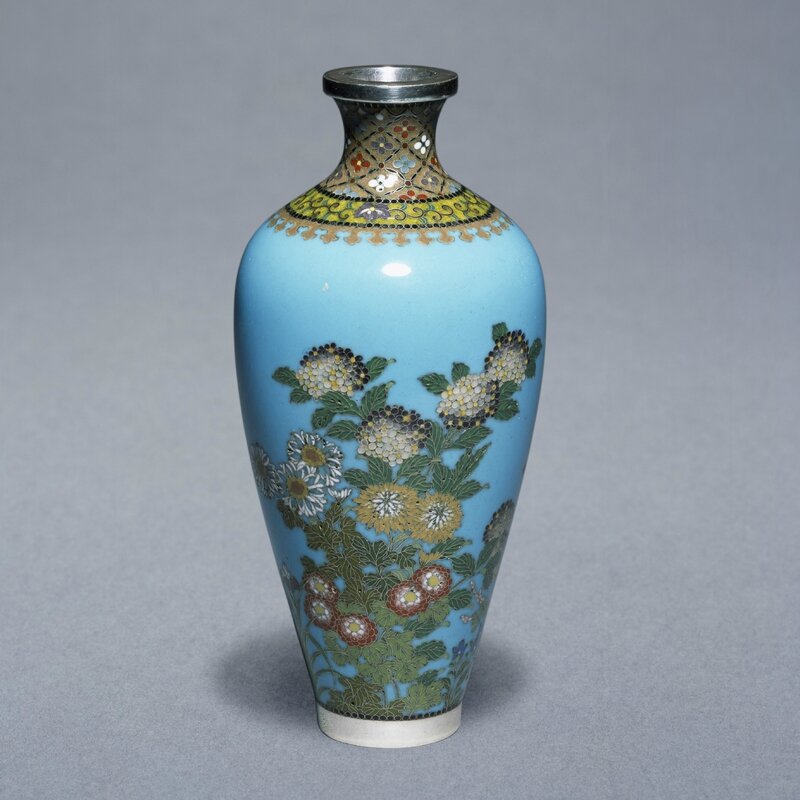 Vase, Kyoto; the mark of Namikawa Yasuyuki, c