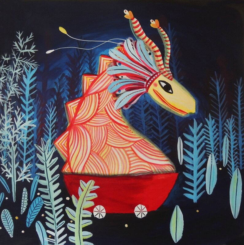 dragon de lumière