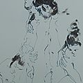 dessin peinture tableau alain montoir atelier near Avignon